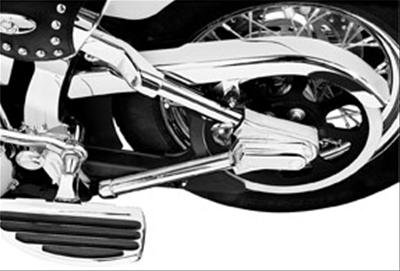Kuryakyn Swingarm Covers 8108 Covers, Steel, Chrome, Harley-Davidson®, Kit