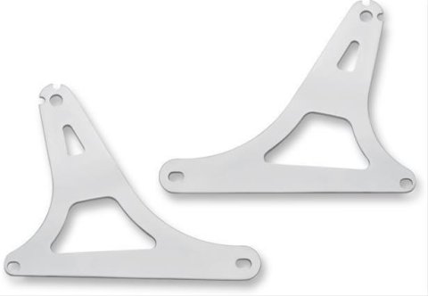 Kuryakyn Fixed Backrest Mounts 7097 Mount, Fixed, Steel, Chrome, Harley-Davidson®, Pair