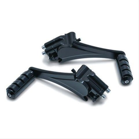 Kuryakyn Adjustable Passenger Peg Mounts 7059 ADJ PASS PEGS SM ISO BLK