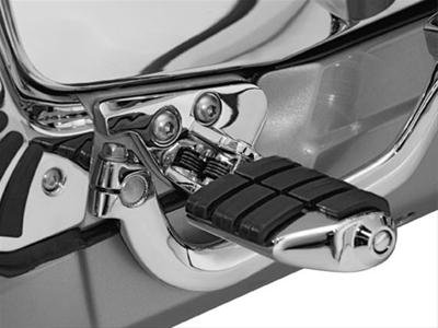 Kuryakyn Foot Peg Mounts 4544 Mounts, Chrome, Hardware Included, Pair