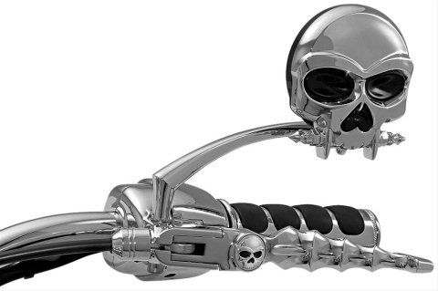 Kuryakyn Zombie Levers 1047 Levers, Aluminum, Chrome, Harley-Davidson®, Pair
