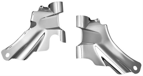 Kuryakyn Neck Covers 7833 Cover, Steel, Chrome, Harley-Davidson®, Kit
