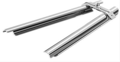 Kuryakyn Down Tube Covers 7863 Frame, Cover, Steel, Chrome, Harley-Davidson®, Pair