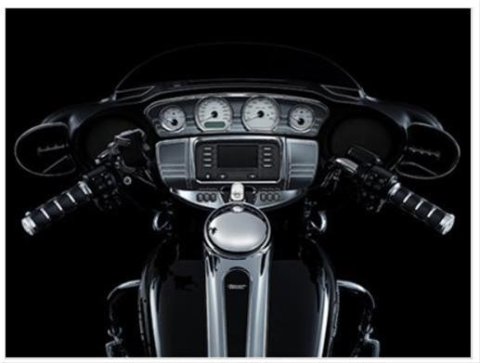 Kuryakyn Tri-Line Gauge Trim 7284 Exterior Accent, Trim, One-Piece Design, Plastic with Chrome-Look Finish, Each