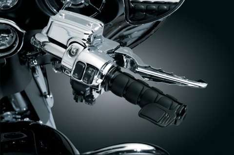 Kuryakyn ISO Throttle Bosses 6314 Bosses, Aluminum, Black, for use on Honda®, Each