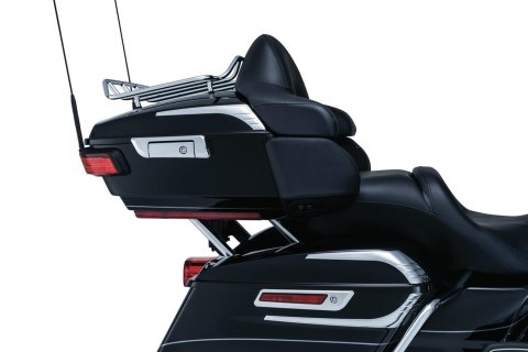 Kuryakyn Tour Pak Relocation Kits 8957 Saddle Bag Accessories,Tour Relocation, Steel, Chrome, Harley-Davidson®, Each