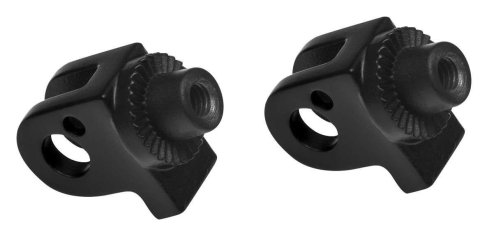 Kuryakyn Splined Peg Adapters 8905 Foot Mounts, Adapters, Satin Black, Pair