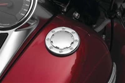 Kuryakyn Vented Flush Mount Gas Caps 424865 Fuel & Air VENTED FLUSH MOUNT GAS CAP CHR