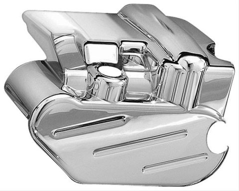 Kuryakyn Brake Caliper Covers 1289 Cover, Plastic, Chrome, Double-sided Tape, Each