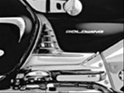 Kuryakyn Louvered Battery Box Covers 3913 Covers, Plastic, Chrome, for use on Honda®, Pair