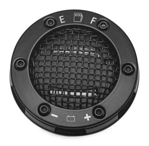 Kuryakyn LED Mesh Fuel and Battery Gauges 6551 Gauge, LED, Digital, Level/Battery Voltage, Empty-Full/10-16 V, Round, Harley-Davidson®, Each