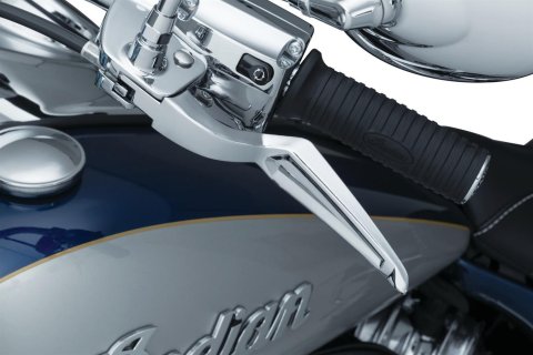 Kuryakyn Phantom Levers 5774 Brake and Clutch Levers, Phantom, Aluminum, Chrome, Indian, Pair
