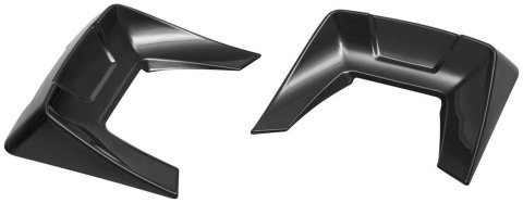 Kuryakyn Speedform Saddlebag Lid Spoilers 7067 Touring Models Spoiler, Speedform, ABS Plastic, Gloss Black, Adhesive Installation, Harley-Davidson®, Each