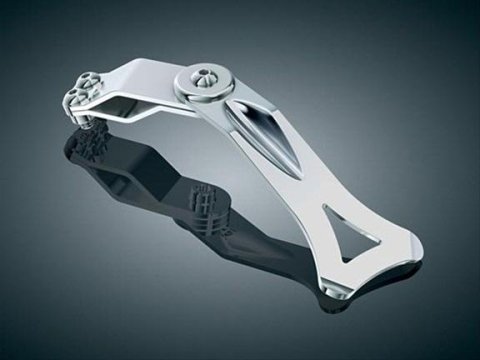 Kuryakyn Kickstand Extensions 7109 Extension, Steel, Chrome, 5.00 in. Length, for use on Honda®, Each