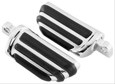 Kuryakyn Pilot Pegs 4425 Foot Pegs, Style, Male Mount Design, Steel, Chrome, Harley-Davidson®, Pair