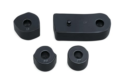 Kuryakyn Driver Floorboard Spacers 7509 Floor Board Component, Spacer, Black, Harley-Davidson®, Kit