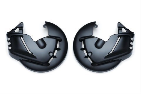 Kuryakyn Rotor Covers 7460 Brake Covers, Honda, Black, Pair
