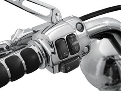 Kuryakyn Switch Housings 7808 Housings, Chrome, Harley-Davidson®, Pair