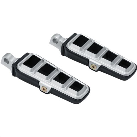 Kuryakyn Dillinger Pegs 6666 Foot Pegs, Dillinger, Aluminum, Silver, Harley-Davidson®, Pair