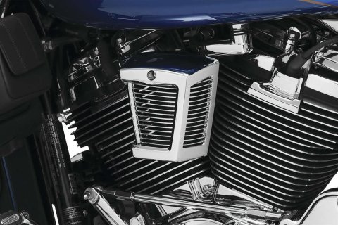 Kuryakyn Hypercharger ES Horn Covers 7496 HYPERCHARGER HORN CVR CHR