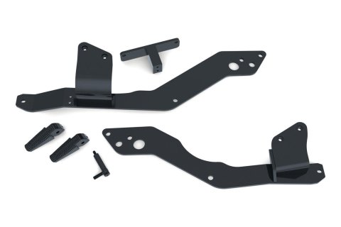 Kuryakyn Mid-Control Kits 8965 Mid Control Kit, Steel Brackets, Aluminum Pegs, Black, Indian, Kit