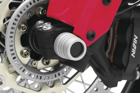 Kuryakyn Powersports Axle Sliders 504521 Body Lodestar Front F AXLE SLIDE CRF1000L/ADV SIL