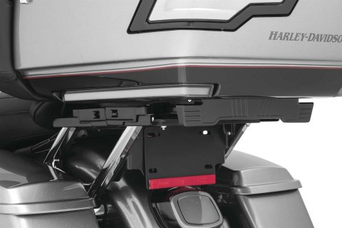 Kuryakyn Backrest Accessories 507434 Luggage Quick Adjust Tour-Pak Relocator ADJ TOR-PK RELO 14-UP TRG/BLK
