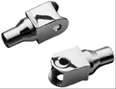 Kuryakyn Tapered Peg Adapters 8803 Motorcycle Foot Adapters, Tapered, Front/Rear, Adjustable, Steel, Chrome, for use on Honda®, Pair