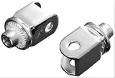 Kuryakyn Splined Peg Adapters 8815 Motorcycle Foot Adapters, Tapered, Front, Adjustable, Steel, Chrome, for use on Honda®, Pair