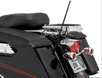 Kuryakyn Dual Function Flexible Antennas 865 Antenna, AM/FM/CB, Stationary, Black, 17 in. Length, Hardware Included, Harley-Davidson®, Each