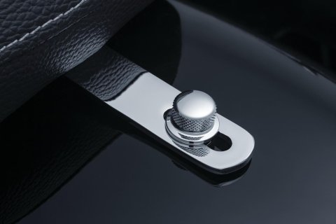 Kuryakyn Quick-Release Seat Screws 5210 Hardware, Knob, Quick-Release, Knurled, Steel, Chrome, Each