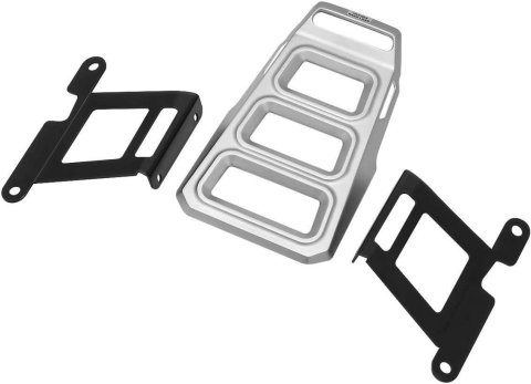 Kuryakyn Dillinger Luggage Racks 6664 Rack, Dillinger, Steel, Silver, Harley-Davidson®, Each