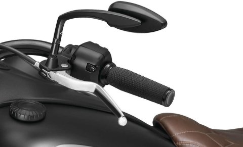 Kuryakyn Thresher Grips 5961 Grips, Thresher, Aluminum, Satin Black, Twist Throttle, 1 in. Bar Diameter, Indian, Pair