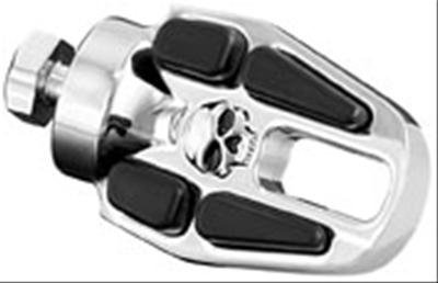 Kuryakyn Zombie Shift Pegs 4414 Pegs, Steel/Rubber, Chrome/Black, Hardware Included, Each