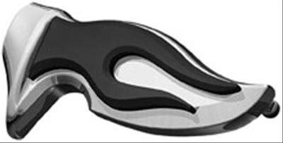 Kuryakyn Flamin' Pegs KUR4417 Pegs, Steel, Chrome, Flame, Pair