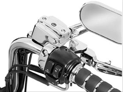 Kuryakyn Brake and Clutch Control Dress-Up Kits 9119 Handlebar Covers, Dress-Up, Chrome, Harley-Davidson®, Kit