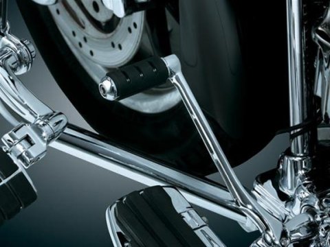 Kuryakyn Longhorn Trident Shift Pegs 7594 Foot Control, Peg, Steel/Rubber, Chrome Plated, Each