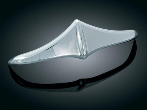 Kuryakyn Fender Accents 8643 Accent, Front Fender, ABS Plastic, Chrome, Harley-Davidson®, Each