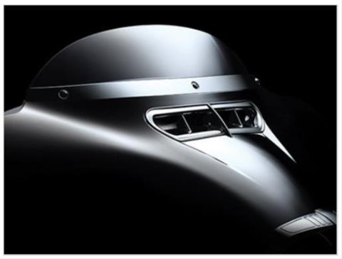 Kuryakyn Smooth Windshield Trim Strips 1389 Strips, Smooth, Steel, Gloss Black, Harley-Davidson®, Each