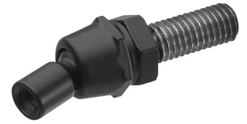 Kuryakyn Kellermann Signal Adapters and Mounts 2563 Mount, Ball Head Adapter, Black, Each