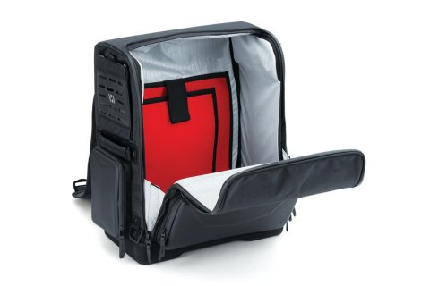 Kuryakyn XKursion XS Odyssey Bags 5222 Saddle Bags, Odyssey, Sissy Bar, 1,680 Denier, Black, Each