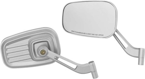 Kuryakyn Dillinger Mirrors 6654 DILLINGER MIRRORS SILVER