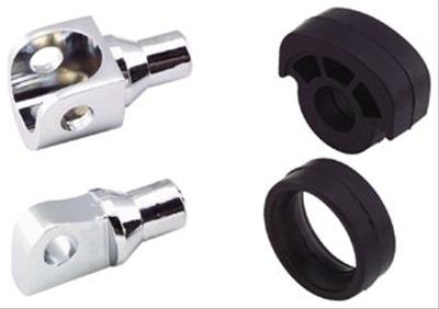 Kuryakyn Tapered Peg Adapters 8007 Adapters, Front, Female-style, Steel, Chrome, Pair