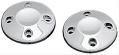 Kuryakyn Grip End Caps 6243 Caps, Aluminum, Chrome, Pair