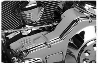 Kuryakyn Inner Primary Covers 8294 Covers, Steel, Chrome, Bolts Included, Harley-Davidson®, Kit