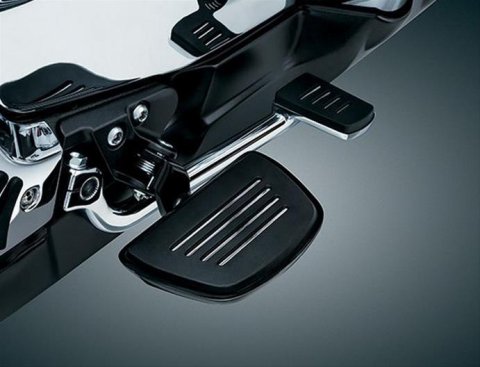 Kuryakyn Premium Mini Boards 7564 Floorboards, Board, Aluminum, Black, for use on Honda®, Driver, Pair