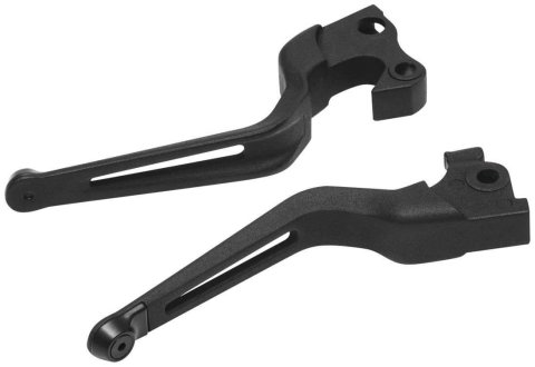 Kuryakyn Dillinger Levers 6669 Brake and Clutch Levers, Dillinger, Aluminum, Satin Black, Harley-Davidson®, Pair
