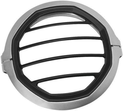 Kuryakyn Dillinger Headlight Trim Rings 6687 Ring, Dillinger, Aluminum, Silver, 5.750 in. Diameter, Harley-Davidson®, Each