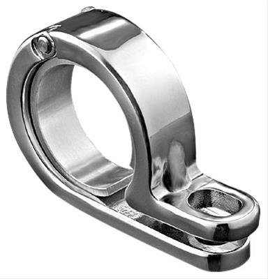 Kuryakyn P-Clamps 4024 Motorcycle P-Clamp, Stainless Steel, Chrome Finish, 1 1/8" - 1 1/4", Each