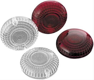 Kuryakyn Replacement Turn Signal Lenses 2266 Lenses, Plastic, Clear, Yamaha, Pair